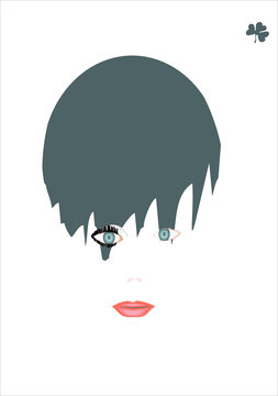 womans face