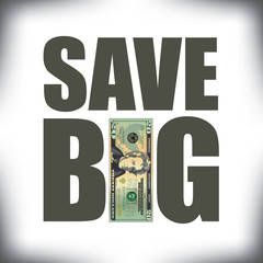 Save Big sale artwork for Print or Web