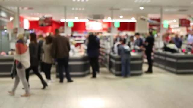 Anonymous supermarket checkout