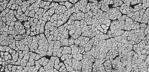 The metal sheet with partial rust. On the surface of the sheet is applied and cracked paint. Background.
