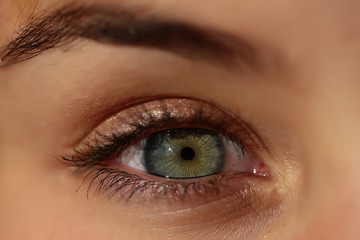 Obraz premium Human eye closeup