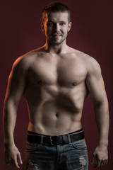 Fototapeta premium Athletic young man