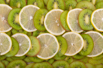Fototapeta premium frame of kiwi