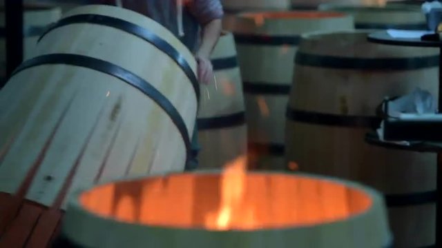 Manufacturing wine barrels-Bordeaux Vineyard
