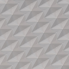 Grey Stars Rhombus Triangles and Hexagons - square decorative background