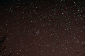 Nachthimmel mit Andromedagalaxie