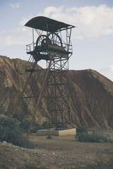 old mine in Mazarron, Murcia, Spain
