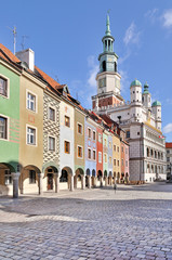 Naklejka premium Market square, Poznan, Poland