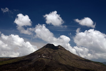 ASIA INDONESIA BALI MT BATUR VOLCANO LANDSCAPE