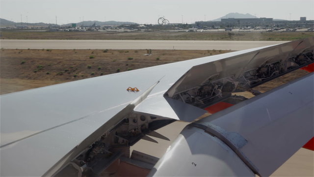 Plane arrives in Athens airport