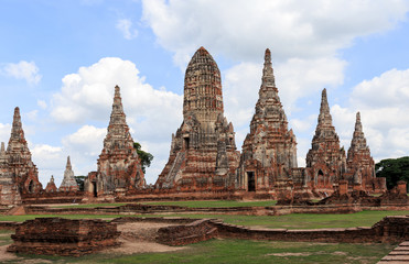 Fototapeta premium Chaiwatthanaram Temple in Ayutthaya,Thailand