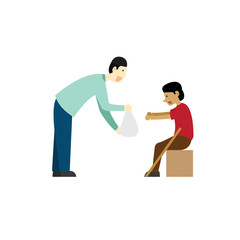 Help Each Other Vector