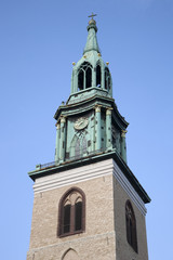 Fototapeta na wymiar Marienkirche Church Tower, Berlin