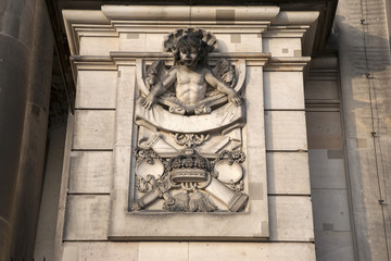 Facade of Berliner Dom Cathedral Church  Berlin © kevers