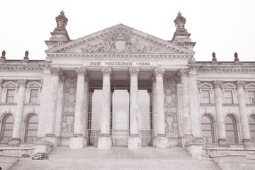 Obraz premium Reichstag Parliament Building, Berlin