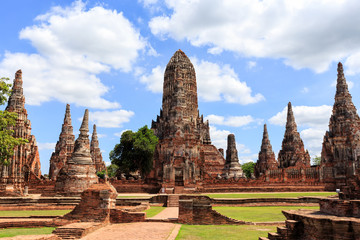Fototapeta premium Chaiwatthanaram Temple in Ayutthaya,Thailand