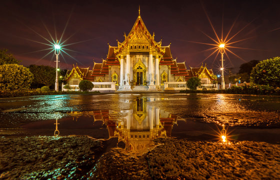 The Marble Temple, Wat Benchamabopitr Dusitvanaram Bangkok, Thai