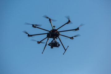 drone, UAV , Multirotor Photography Helicopter 
