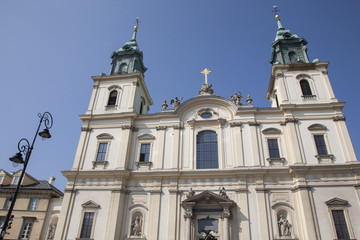 Fototapeta na wymiar Holy Cross Church, Warsaw