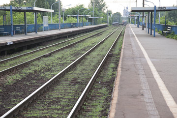 Obraz premium Peron w Krakowie