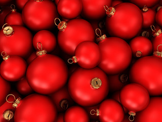 Red Christmas ball