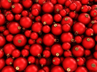 Red Christmas ball