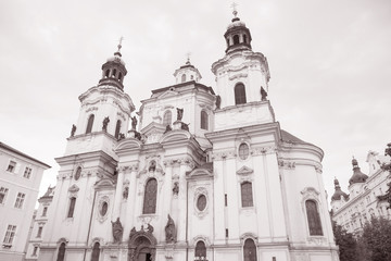 St Nicholas Church in Stare Mesto Neighborhood; Prague