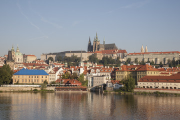 Naklejka na ściany i meble Castle and Cathedral, Prague
