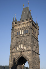 Fototapeta na wymiar Old Town Bridge Tower; Prague