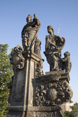 Obraz premium Charles Bridge Statue, Prague
