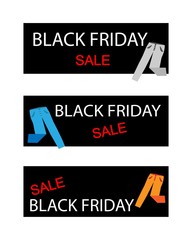 Trousers on A Black Friday Sale Banners