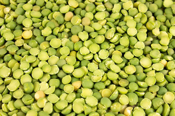 Natural green peas background
