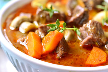 Beef Bourguignon.