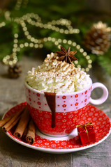 Spicy hot chocolate.