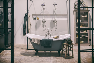 design of classic bathroom