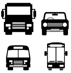 Transports en 4 icônes