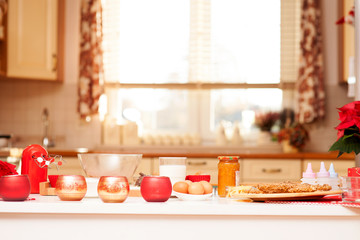 Gingerbread baking. Christmas time.