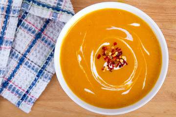 butternut squash cream soup