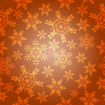 Orange  Seamless Background