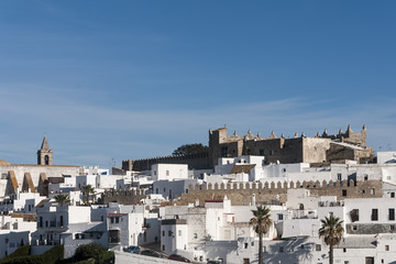 Fototapeta na wymiar Pueblos blancos de Andalucía, Vejer de la Frontera en la provincia de Cádiz