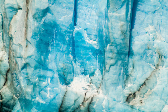 Detail of Perito Moreno glacier in Patagonia, Argentina