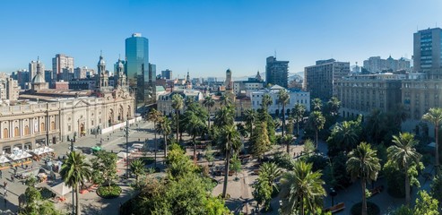 Plaza de las Armas square in Santiago, Chile
