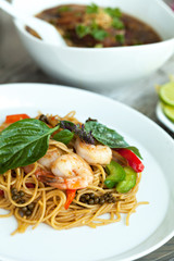 Thai Shrimp Dish with Noodles