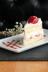 Strawberry Shortcake Slice