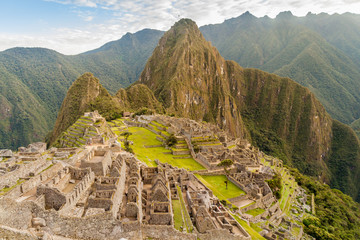 Famous Machu Picchu ruin, Peru