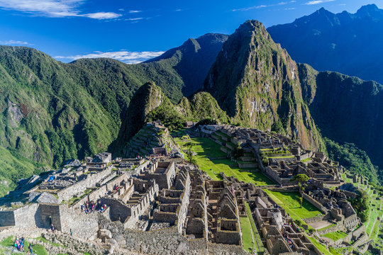 Machu Picchu ruins in Peru