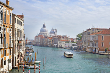 Grand Canal and Basilica Santa Maria della Salute, Venice