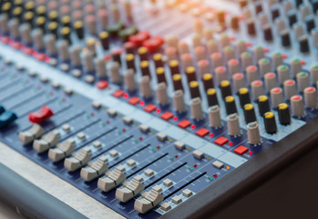 equipment for sound mixer control