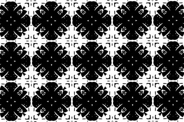 Простые узоры в чёрном и белом цвете. 7.1
