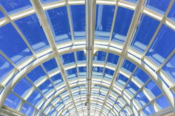 Glass ceiling detail.